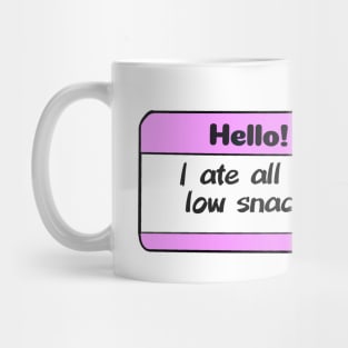Diabetes Nametag - Pink Mug